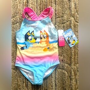 Bluey girls toddler bathing suit NWT. Young girls bathing suit.Size 5/6 girl.